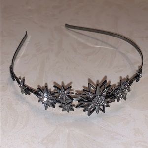 Metal Headband with Stars and Jewels